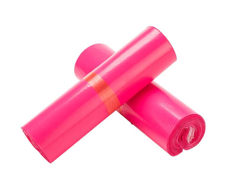 向阳玫红色快递袋-02